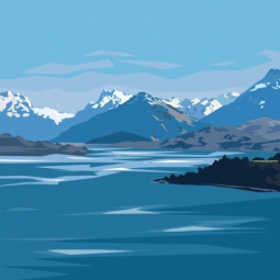 Lake Wakatipu by Ira Mitchell