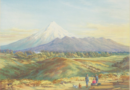 Print of Mount Egmont by CD Barraud