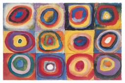 Farbstudie Quadrate Poster by Kandinsky