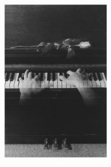 "Phantom Hands" Piano Keyboard Poster