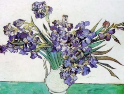 Iris in Vase by Vincent Van Gogh