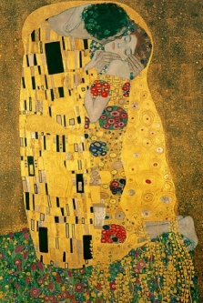 The Kiss Print by Gustav Klimt