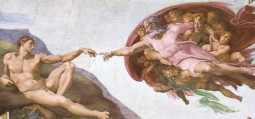 The Creation of Adam (Full) by Michelangelo