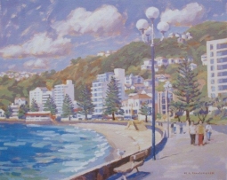 Oriental Bay, Wellington by Bill MacCormick