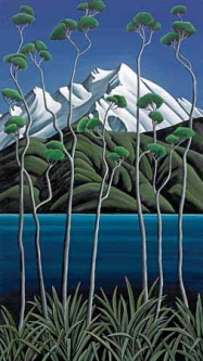 Westland Kahikatea Canvas Art Print by Diana Adams