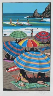 Coastal Carnival Print by Tony Ogle
