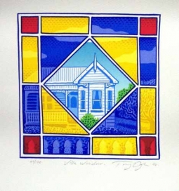 Tony Ogle Print "Villa Window"