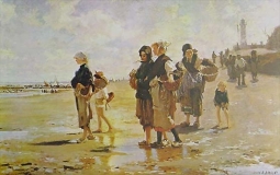 Oyster Gatherers by John Singer Sargent