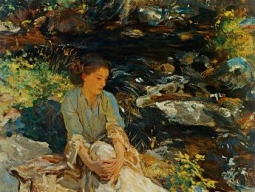 By the Brook by John Singer Sargent