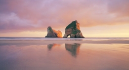 Archway Islands, Wharariki Beach, Golden Bay by Rob Brown