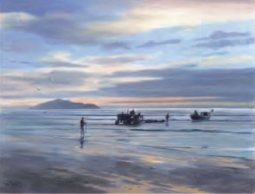 Bringing in the Catch Kapiti Island by Ernest Papps