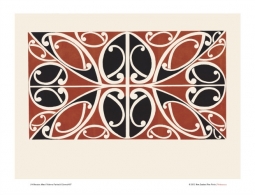 Design 7 from Maori Patterns: Painted & Carved