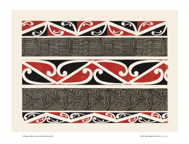 Maori Design 2 Art Print New Zealand Fine Prints 