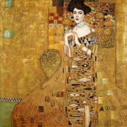 Portrait of Adele Bloch-Bauer (Large) by Gustav Klimt