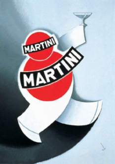 Retro Martini Poster