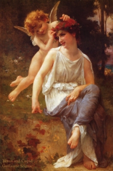 Venus and Cupid by Guillaume Seignac
