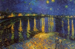 Van Gogh Starry Night over the Rhone Poster