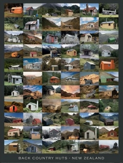 Back Country Huts Poster