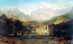Rocky Mountains by Albert Bierstadt