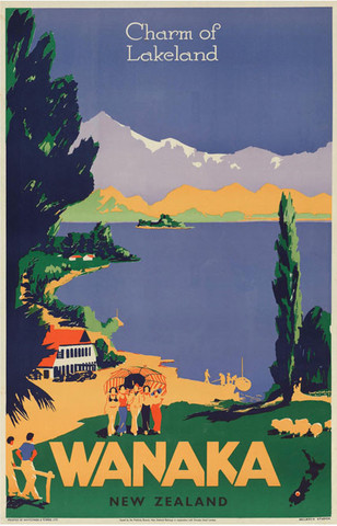 Buy Vintage Posters of Wanaka Zealand New