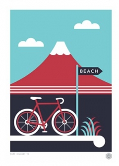 Surf highway 45 Print by Greg Straight