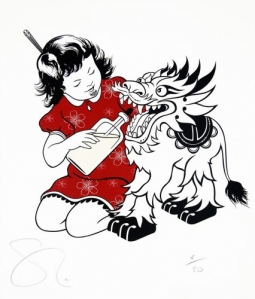 Pania and dragon by Shane Hansen
