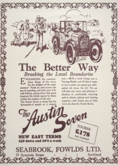 Austin Seven Vintage Advertisement