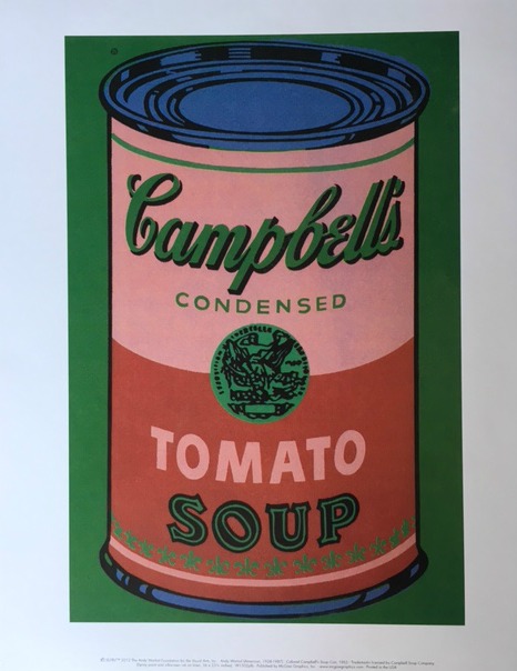 Condensed Tomato Soup Can by Andy Warhol: New Zealand Fine Prints