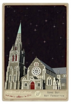 Christchurch Cathedral Print by Marika Jones