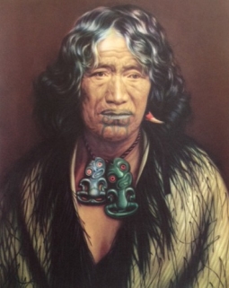 Portrait of Te Rangi-Pikanga by Gottfried Lindauer