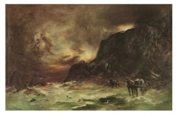 Storm at Wellington Heads by Petrus Van der Velden