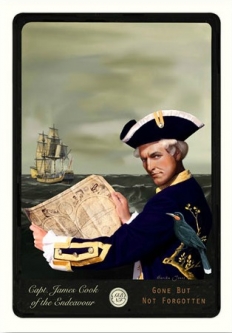Captain James Cook by Marika Jones