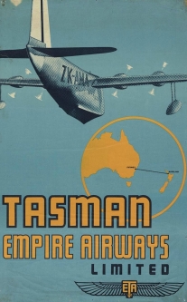 Vintage Tasman Empire Airways Poster