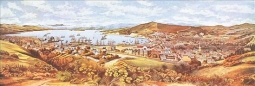 Wellington Panorama 1890 by E.A. Cockerell