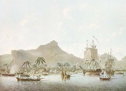 View of Huaheine, Society Islands by John Cleveley