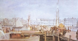 Auckland From the Wharf 1887 by E. A. Gifford