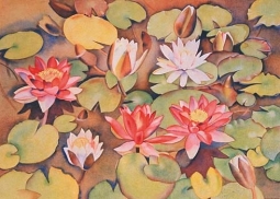 Waterlillies by Rita Angus