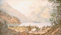Roto Tikitapu, Hot Springs NZ 1876 by C.D. Barraud