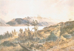 Lake Wakatipu 1882 by William Hodgkins