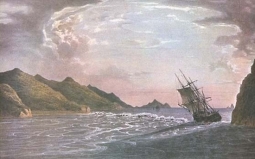 Astrolabe In French Pass by Louis Auguste de Sainson