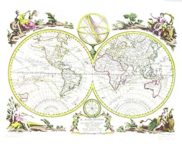 World Map 1774 by Antonio Zatta