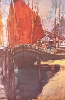 Red Sails by Frances Hodgkins