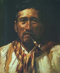 Portrait of Tamehana by Charles Goldie